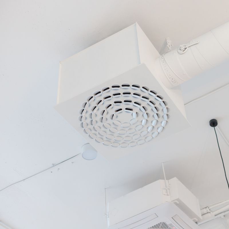 Voorbeeld van propere ventilatiesysteem