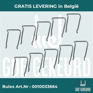 Clip, (x10) – productfoto • gratis verzending in België • BULEX Art.NR: 0010033664
