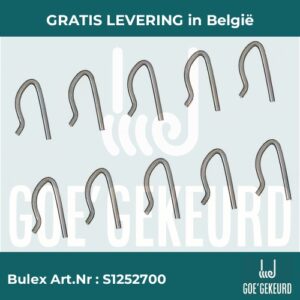 Clip, (x10) – productfoto • gratis verzending in België • BULEX Art.NR: S1252700