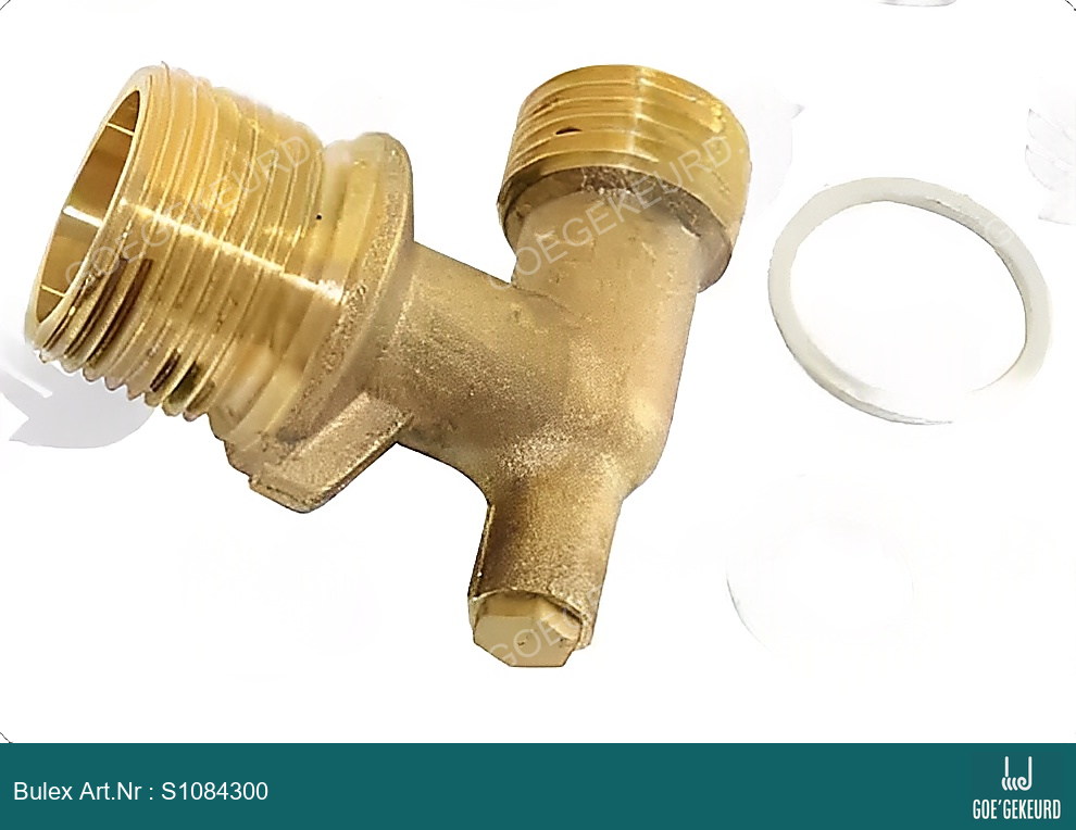 Gas aansluiting – zijaanzicht • BULEX Art.NR: S1084300