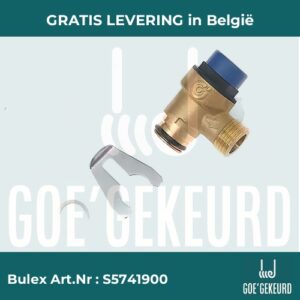 Klep sanitair 10bars – productfoto • gratis verzending in België • BULEX Art.NR: S5741900