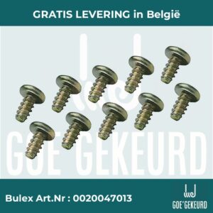Schroef (10 st.) – productfoto • gratis verzending in België • BULEX Art.NR: 0020047013