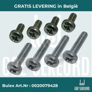 Schroef (4 st.) – productfoto • gratis verzending in België • BULEX Art.NR: 0020079428