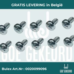Schroef, M4x8 (10 st.) – productfoto • gratis verzending in België • BULEX Art.NR: 0020099096