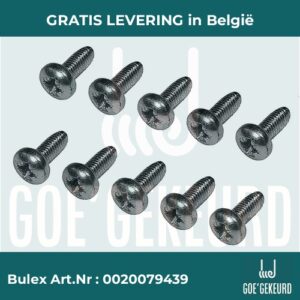 Schroef M5x12 (10 st.) – productfoto • gratis verzending in België • BULEX Art.NR: 0020079439