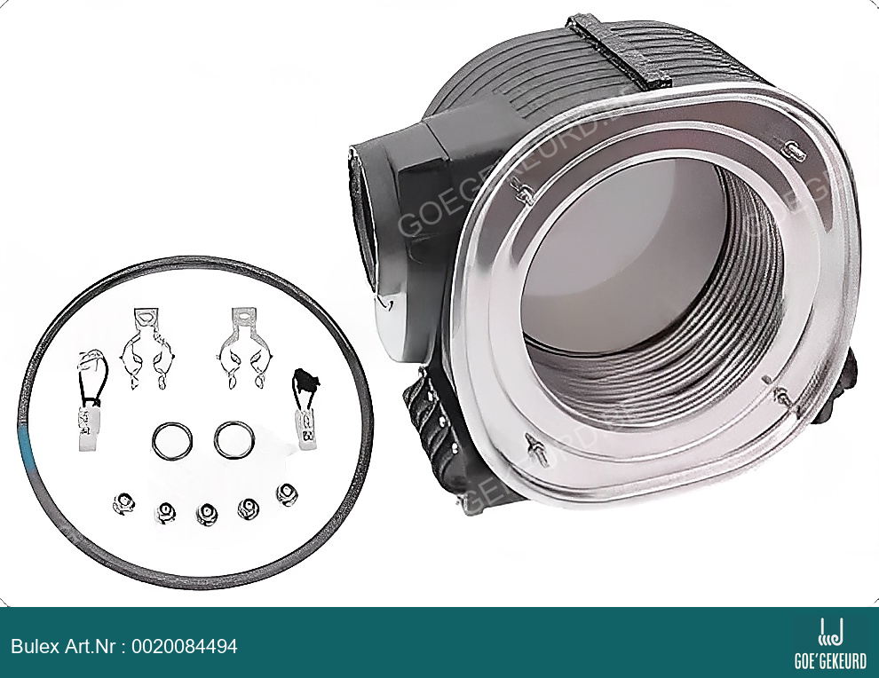 Warmtewisselaar – zijaanzicht • BULEX Art.NR: 0020084494